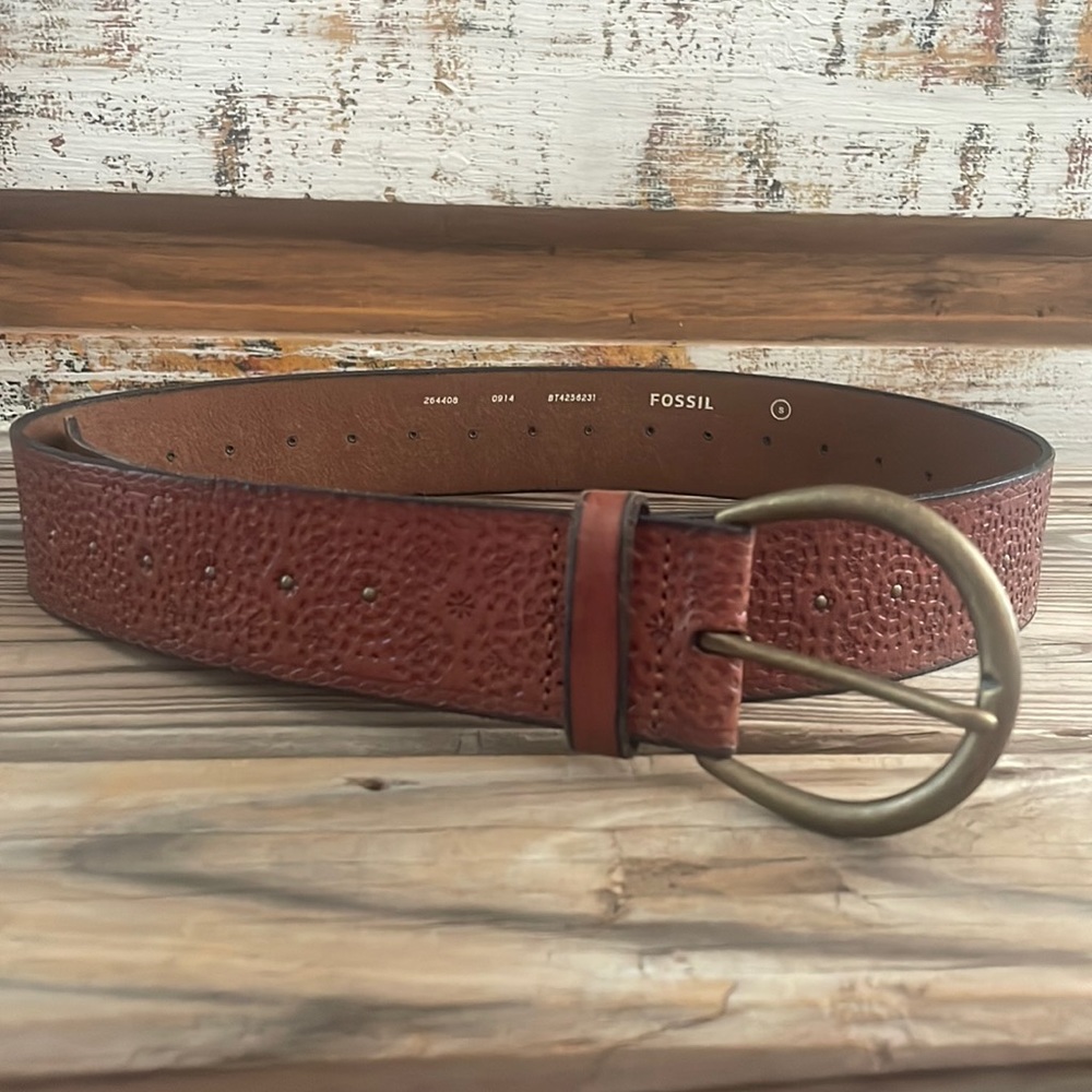 Fossil Leather Belt